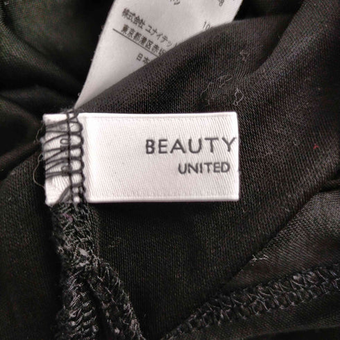 ビューティーアンドユースユナイテッドアローズ BEAUTY & YOUTH UNITED ARROWS バックタックフレンチスリーブワンピース レディース