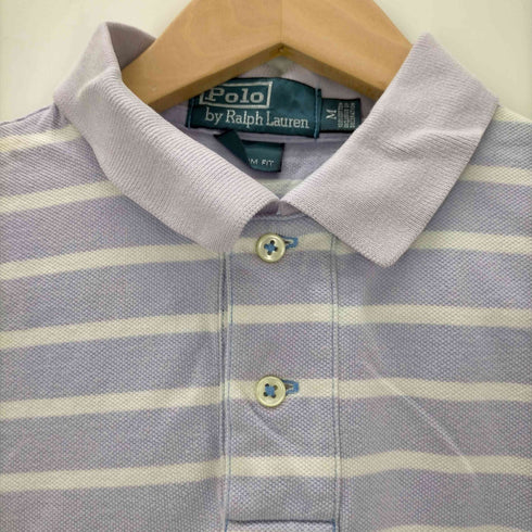 ポロバイラルフローレン Polo by RALPH LAUREN ポニー刺繍 ボーダーポロシャツ メンズ import:M