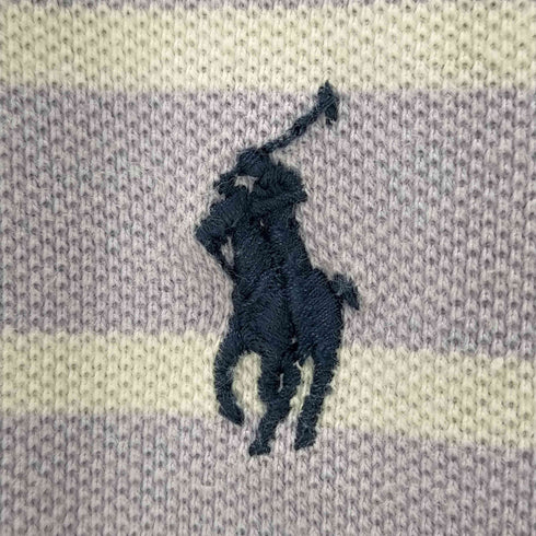 ポロバイラルフローレン Polo by RALPH LAUREN ポニー刺繍 ボーダーポロシャツ メンズ import:M