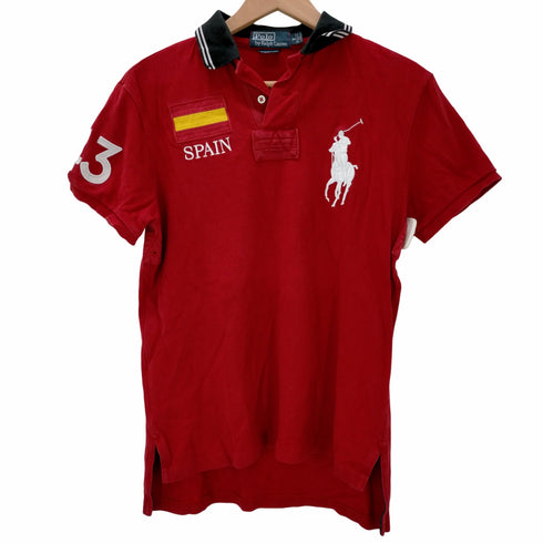 ポロバイラルフローレン Polo by RALPH LAUREN ビッグポニー刺繍 SPAIN ポロシャツ メンズ import:S
