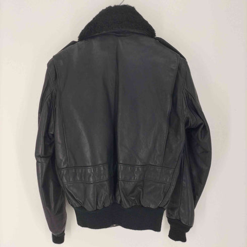 ショット Schott SPORTSWEAR USA製 184SM A-2 襟ボア レザー フライト ジャケット メンズ US:40