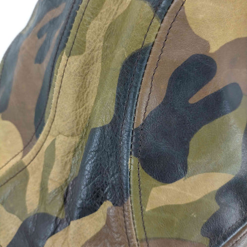 ニューヨークハット NEWYORK HAT&CO CAMO LEATHER 1900 ハンチング メンズ L/XL