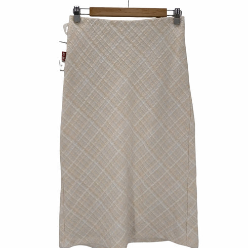 バナナリパブリック BANANA REPUBLIC ウエストゴムジャガード織ロングスカート レディース JPN:M