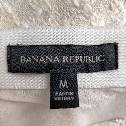 バナナリパブリック BANANA REPUBLIC ウエストゴムジャガード織ロングスカート レディース JPN:M