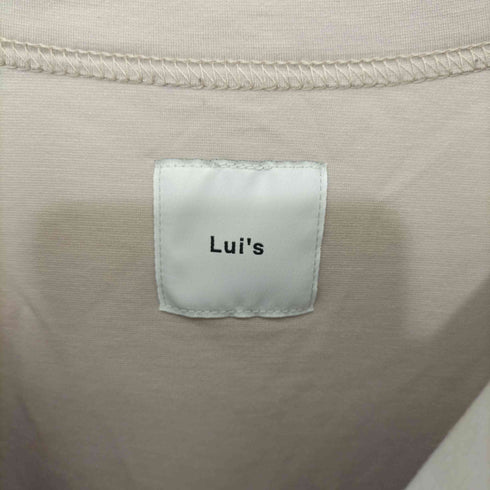 ルイス Luis オーバーサイズクルーネック半袖Tシャツ 裾ドローコード メンズ FREE