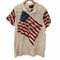 コットントレーダース Cotton Traders 星条旗プリント ポロシャツ メンズ import:XXL