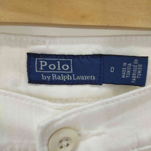 ポロバイラルフローレン Polo by RALPH LAUREN コットンベイカーパンツ ホワイト レディース JPN:0