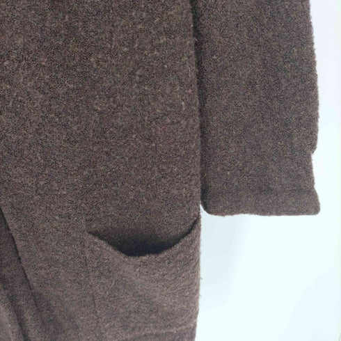マックスマーラ MAX MARA 銀タグ ウールナイロン ミディアム丈 カーディガン MADE IN ITALY レディース M