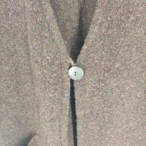マックスマーラ MAX MARA 銀タグ ウールナイロン ミディアム丈 カーディガン MADE IN ITALY レディース M