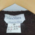 マックスマーラ MAX MARA 銀タグ ウールナイロン ミディアム丈 カーディガン MADE IN ITALY レディース M