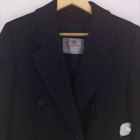 アクアスキュータム AQUASCUTUM カシミアダブルチェスターコート メンズ
