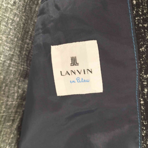ランバンオンブルー LANVIN en Bleu ノッチドラペル シングルテーラードジャケットセットアップ メンズ 50