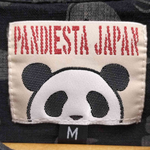 パンディエスタジャパン PANDIESTA JAPAN パンダ刺繍 総柄 アロハ シャツ メンズ JPN:M