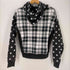 チャンピオン Champion ドット チェック柄 スウェットパーカー レディース import:M