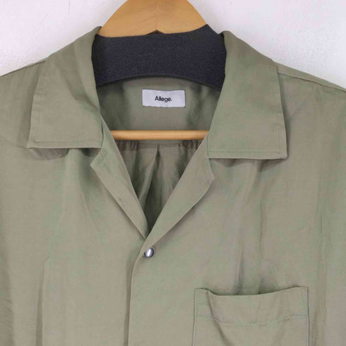 アレッジ ALLEGE 20AW ロングカフスサテンシャツ メンズ JPN:4