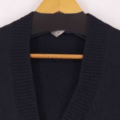 スタジオニコルソン STUDIO NICHOLSON WASHED WOOL POLY CREW NECK KNIT メンズ import:L
