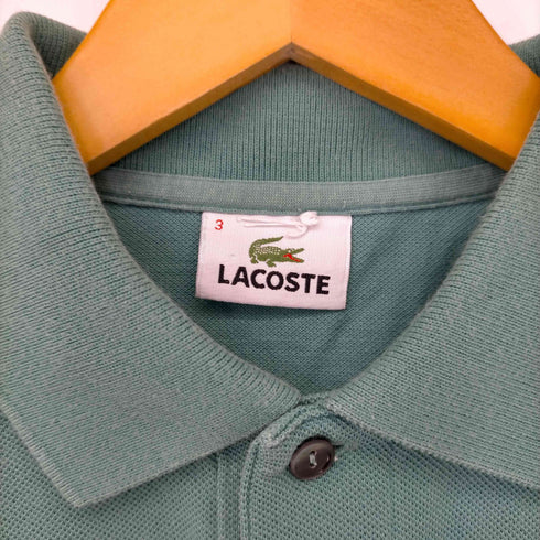 ラコステ LACOSTE ワニロゴ刺繍ポロシャツ メンズ JPN:3