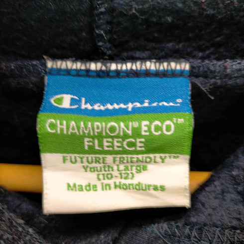 チャンピオン Champion 三色タグ プリントスウェットパーカー レディース 10-12