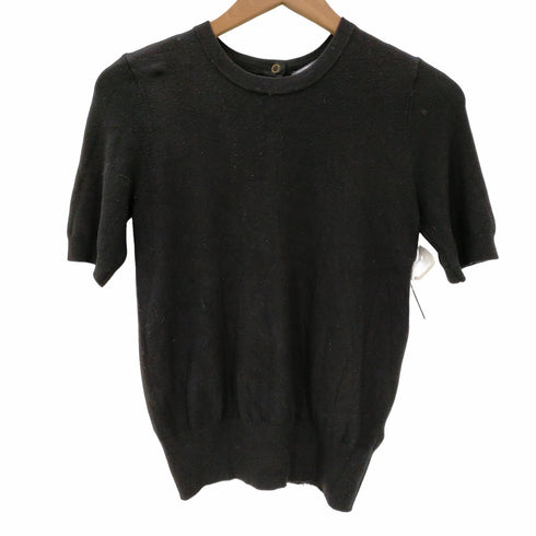 ザラ ZARA バックボタン半袖ニット レディース JPN:S