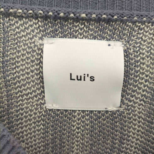 ルイス Luis 21AW ピアノ柄ハイネックジャガードニット メンズ FREE