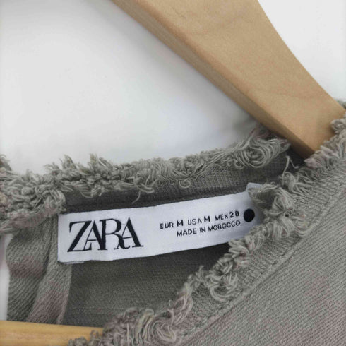 ザラ ZARA シャツワンピース マキシ レディース M