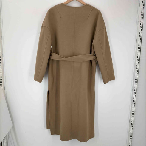 ミスセレクト m's select ノーカラーウールリバーコート レディース US:38