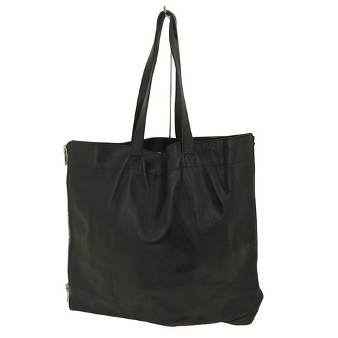 ヨウジヤマモトプールオム Yohji Yamamoto POUR HOMME カウレザー サイドジップトートバッグ メンズ