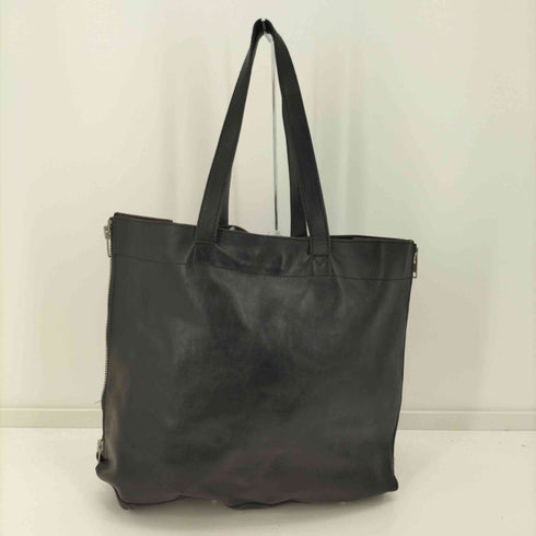ヨウジヤマモトプールオム Yohji Yamamoto POUR HOMME カウレザー サイドジップトートバッグ メンズ
