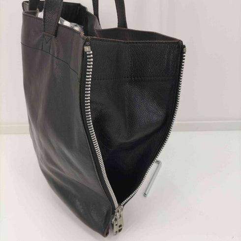 ヨウジヤマモトプールオム Yohji Yamamoto POUR HOMME カウレザー サイドジップトートバッグ メンズ