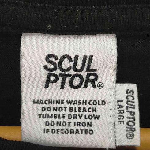 スカルプター SCULPTOR クルーネックロゴプリントTシャツ レディース JPN:L