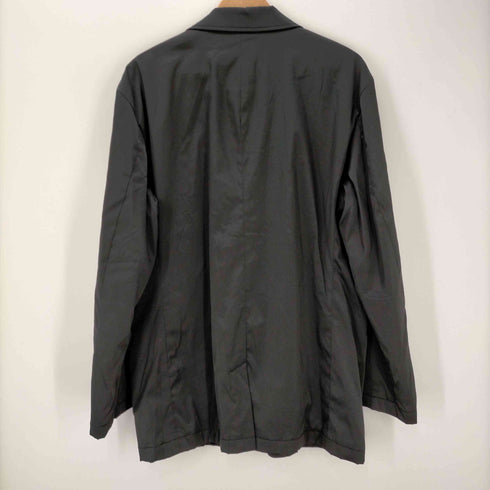 バラシ barassi レザーパイピング切替 オーバーサイズテーラードジャケット メンズ 50