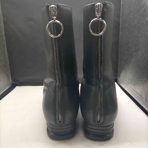 ラフシモンズ RAF SIMONS 2001-2 HIGH バックジップ サイドゴアブーツ メンズ JPN:42