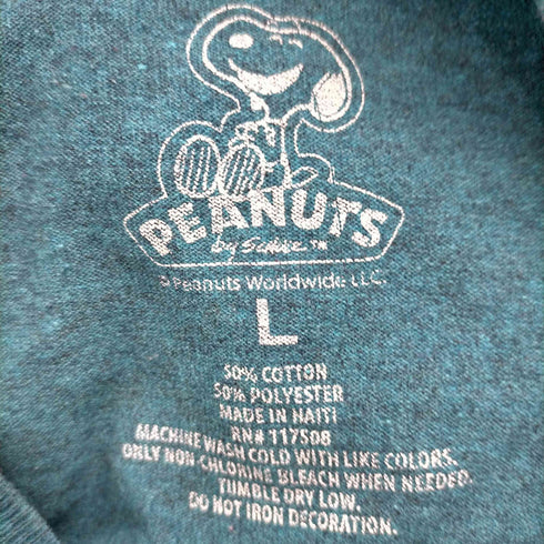 ピーナッツ PEANUTS キャラクタープリント Tシャツ メンズ import:L
