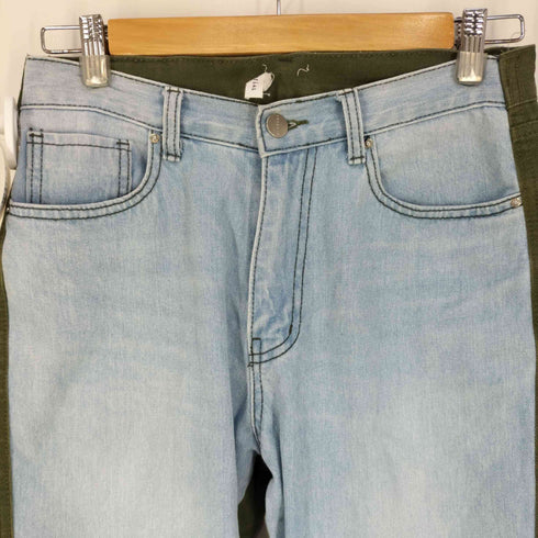 ミネラル MINELAL デニム×ツイルコンビ パンツ レディース JPN:M