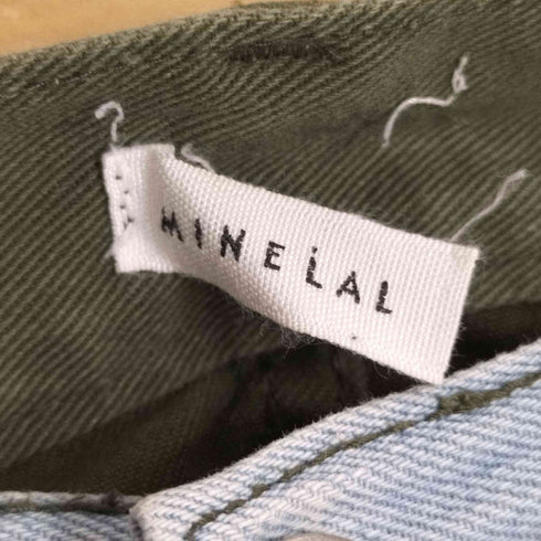 ミネラル MINELAL デニム×ツイルコンビ パンツ レディース JPN:M