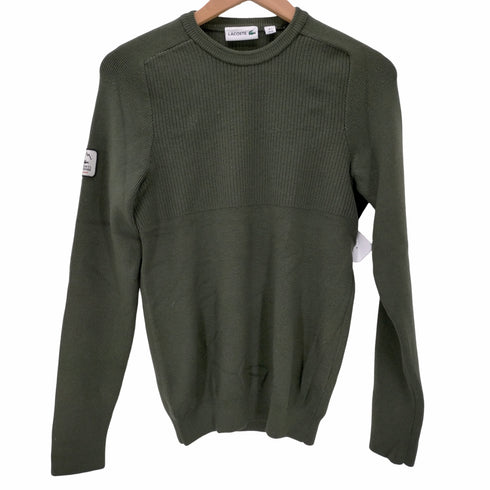 ラコステ LACOSTE ロゴパッチコマンドニット メンズ JPN:XS