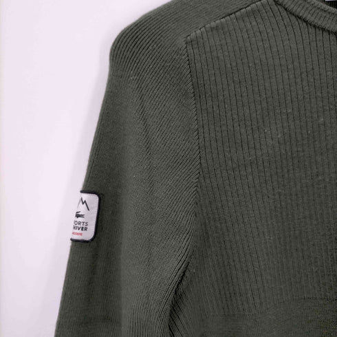 ラコステ LACOSTE ロゴパッチコマンドニット メンズ JPN:XS
