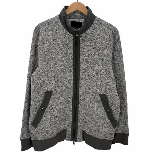バナナリパブリック BANANA REPUBLIC 霜降り ニットジップブルゾン メンズ JPN:XL