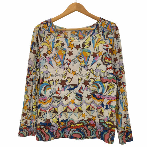 ツモリチサト TSUMORI CHISATO 総柄L/Sカットソー レディース JPN:2