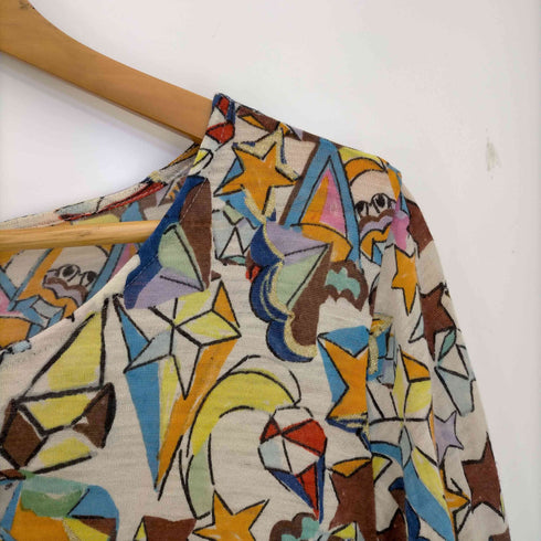 ツモリチサト TSUMORI CHISATO 総柄L/Sカットソー レディース JPN:2