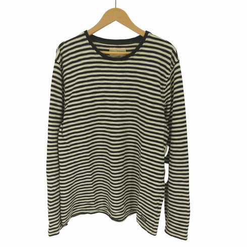 デニムアンドサプライ ラルフローレン DENIM & SUPPLY RALPH LAUREN ボーダー ワッフル L/S Tシャツ カットソー メンズ import:L