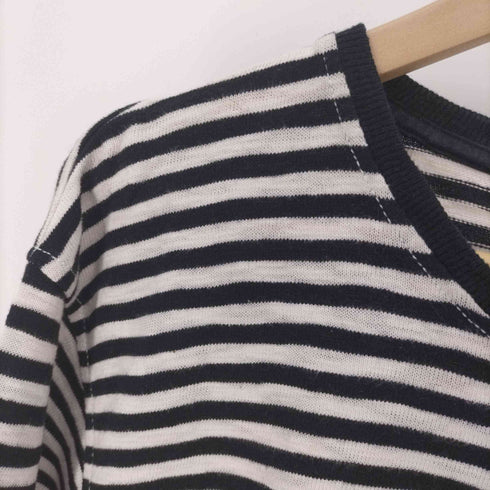 デニムアンドサプライ ラルフローレン DENIM & SUPPLY RALPH LAUREN ボーダー ワッフル L/S Tシャツ カットソー メンズ import:L