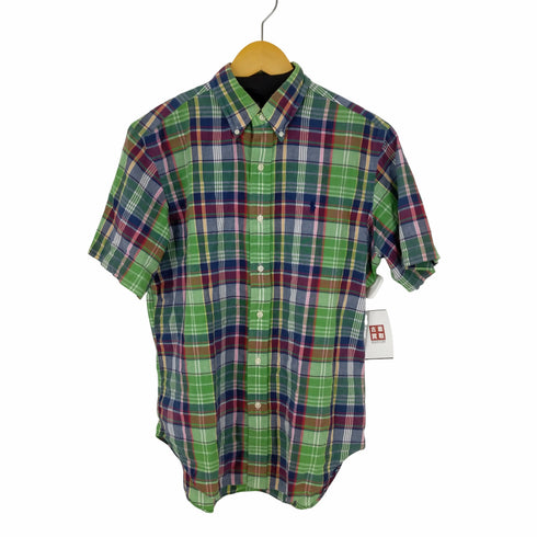 ラルフローレン RALPH LAUREN マドラスチェック半袖シャツ メンズ JPN:M