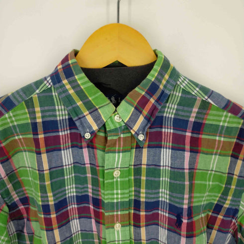 ラルフローレン RALPH LAUREN マドラスチェック半袖シャツ メンズ JPN:M