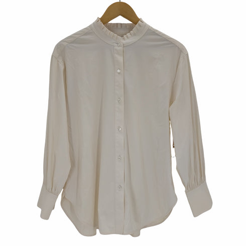 ユナイテッドアローズグリーンレーベルリラクシング UNITED ARROWS green label relaxing フリル ネック ギャザー ブラウス レディース JPN:XS