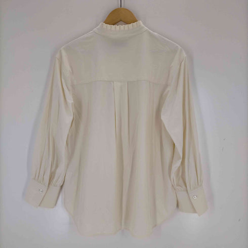 ユナイテッドアローズグリーンレーベルリラクシング UNITED ARROWS green label relaxing フリル ネック ギャザー ブラウス レディース JPN:XS