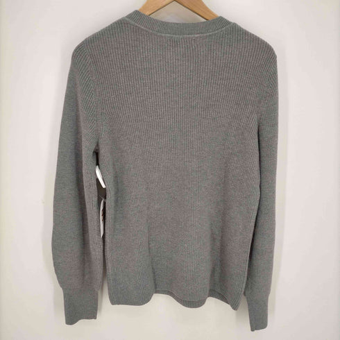 バナナリパブリック BANANA REPUBLIC コットンレーヨン デザインニットカットソー レディース import:M