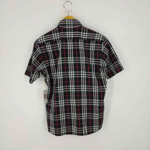 バーバリーブラックレーベル BURBERRY BLACK LABEL チェック半袖シャツ メンズ JPN:2