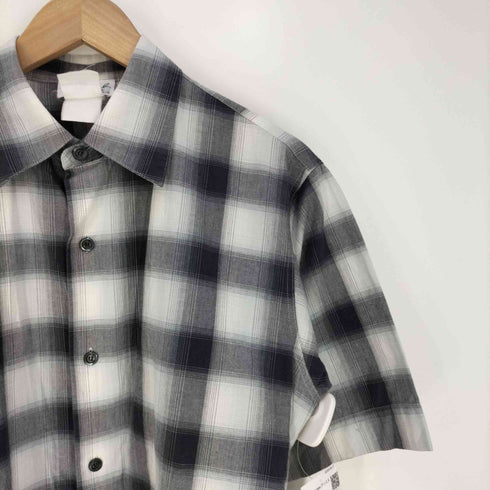 アニエスベーオム Agnes b.homme オンブレチェック レギュラーカラーシャツ メンズ