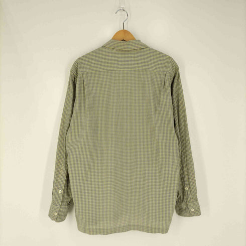 ステューシー Stussy USA製 黒タグ 開襟オープンカラー チェックシャツ メンズ import:M